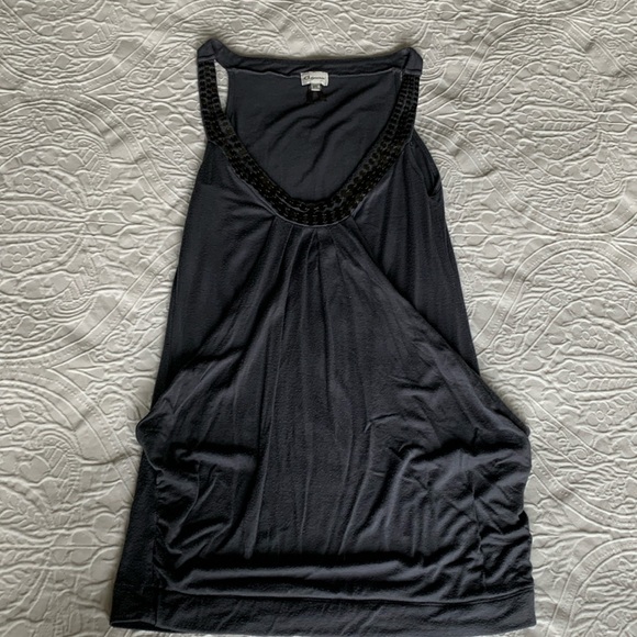 Gray Tank with Metal sequins - Picture 1 of 4